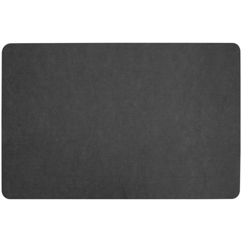 Bodenschutzmatte Büro-Rollstuhlmatte, rutschfest, selbstklebend, Schreibtischteppich, Gaming-Drehstuhlmatte, schützender Rollboden, Schreibtisch, Schlafzimmer(Deep Gray) von GIYXHU