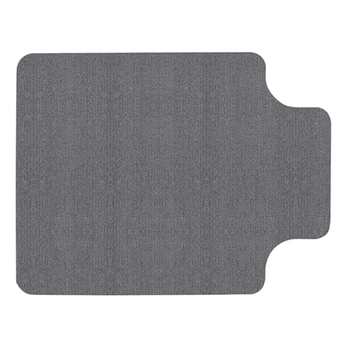 Bodenschutzmatte Bürostuhlmatte for Hartholzböden, robuste Bodenmatten, Computertisch, Gaming-Stuhl-Teppich, Bodenschutz for Heimarbeit(Lighr Gray) von GIYXHU