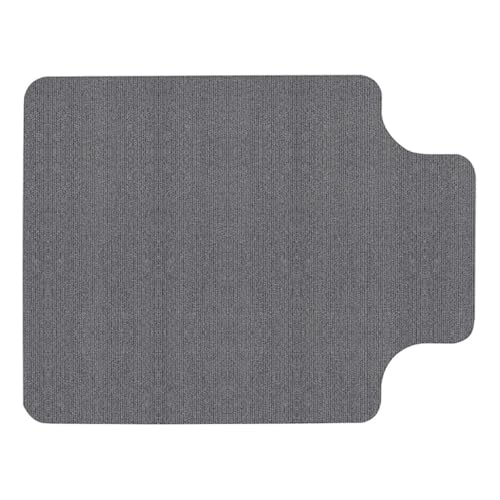 Bodenschutzmatte Bürostuhlmatte for Hartholzböden, robuste Bodenmatten, Computertisch, Gaming-Stuhl-Teppich, Bodenschutz for Heimarbeit(Light for Grey) von GIYXHU