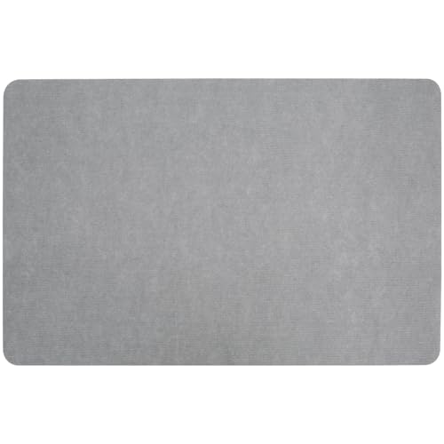 Bodenschutzmatte Computerstuhl-Büromatte, Abriebfest, rutschfest, selbstklebend, Schreibtischteppich, Gaming-Drehstuhl, Rollstuhlmatte, schützendes Rollen(Shallow Gray) von GIYXHU