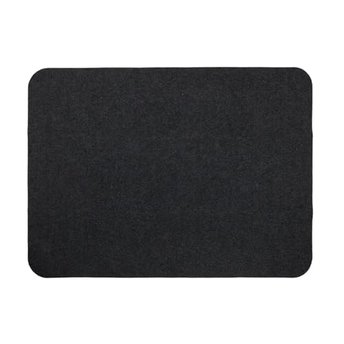 GIYXHU Bodenschutzmatte 120 x 90 cm Bürostuhlmatten for Hartholzböden, rutschfeste Bodenschutzmatte for Stühle, Polsterung, Schreibtisch, Büro-Bodenschutzmatte(Black) von GIYXHU