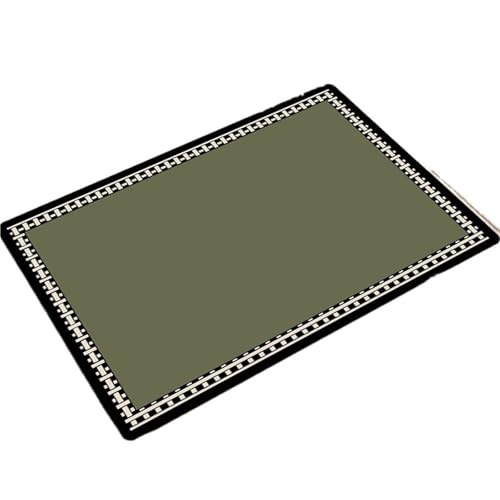 GIYXHU Drainagematte für die Kaffeebar 2 stücke Küche Ablauf Pad Einfache Stil Geschirr Matten Arbeitsplatte Matte Tischsets Ablauf Platte Kaffeemaschine Matte(Green,40x50cm) von GIYXHU