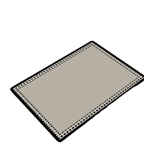 GIYXHU Drainagematte für die Kaffeebar 2 stücke Küche Ablauf Pad Einfache Stil Geschirr Matten Arbeitsplatte Matte Tischsets Ablauf Platte Kaffeemaschine Matte(Light Grey,30x50cm) von GIYXHU