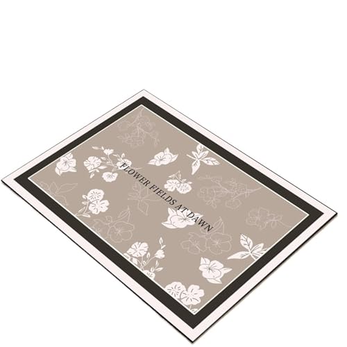 GIYXHU Drainagematte für die Kaffeebar 2 stücke Küche Kaffeemaschine Matte Bar Zähler Teller Trocknen Matten Geschirr Matte Schnell Trocknend Geschirr Tischset Ablassen Pad(Light Brown,40x60cm) von GIYXHU