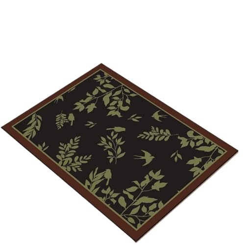 GIYXHU Drainagematte für die Kaffeebar 2PCS Ablauf Pad Kaffeemaschine Matte Saugfähigen Geschirr Matten Tischset Schnell Trocknend Teller Trocknen Matte Wohnkultur(Green,40x60cm) von GIYXHU
