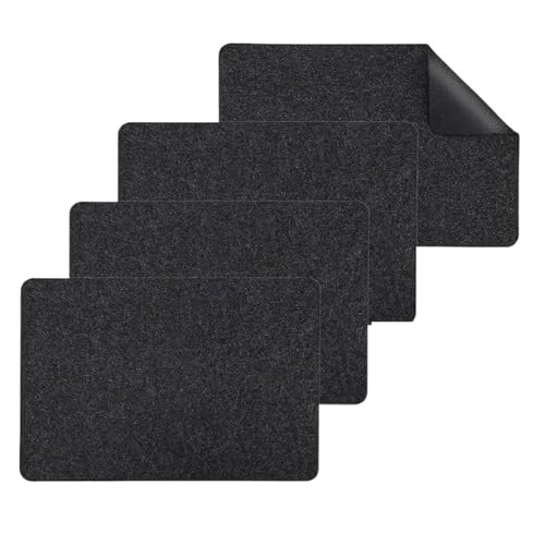 GIYXHU Drainagematte für die Kaffeebar 4 Stück Filz-Kaffeematte, Silikonmaterial, Arbeitsplattenschutz for Kaffeemaschine und Heißgeräte, schützt GIYXHU Drainagematte für die Kaffeebar 4 Stück Filz-Kaffeematte, Silikonmaterial, Arbeitsplattenschutz for Kaffeemaschine und Heißgeräte, schützt von GIYXHU