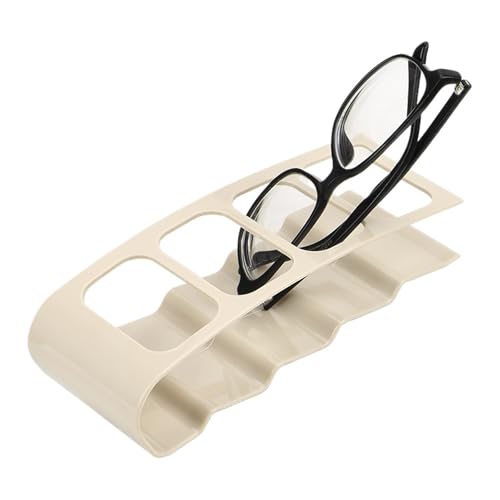 GIYXHU Fernbedienungshalter 2 Pcs Fernbedienung Lagerung Handy Halter Stehen Desktop Halterung Home Office Organizer Fall(Beige) von GIYXHU