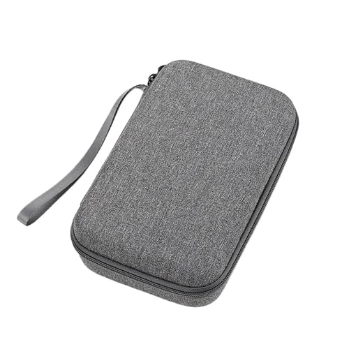 GIYXHU Kabeltasche Organizer 2PCS Große Kapazität Reise Elektronik Zubehör Organizer Tablet Festplatte Kabel Tragbare Lagerung Tasche(Grey) von GIYXHU