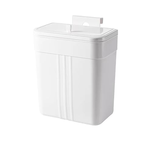 GIYXHU MüLleimer Wandmontage Küche Mülleimer Wand Hängen Mit Abdeckung Klemme Spezielle Multi-funktionale Haushalt Sanitär Eimer Wc Müll(L) von GIYXHU