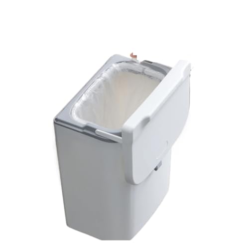 GIYXHU MüLleimer Wandmontage Küche Mülleimer Wand Montiert Haushalt Verpackung Lagerung Eimer Schrank Tür Badezimmer Mit Deckel Papier Korb von GIYXHU
