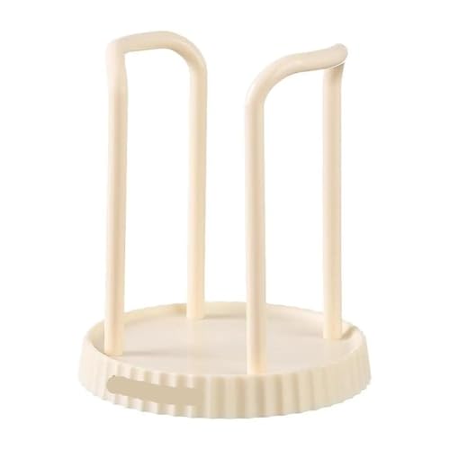 GIYXHU Pappbecher-Organisator 4 stücke Papier Tasse Lagerung Halter Rack Tabletop Wasser Tee Tassen Spender Regal Badezimmer Mundwasser Tasse Organizer(Beige) von GIYXHU
