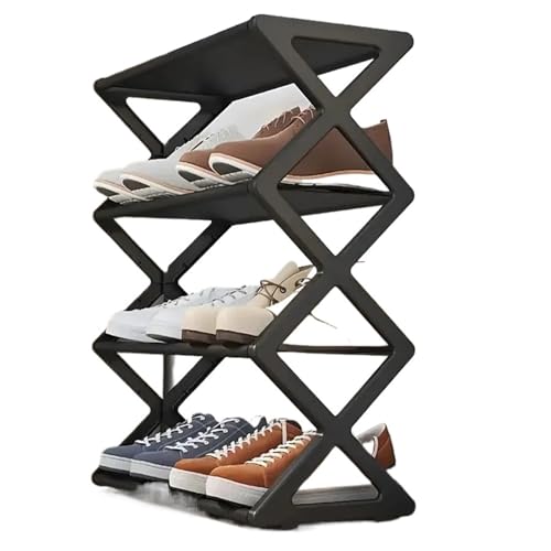 GIYXHU Schuhregale, Aufbewahrungsorganisator, abnehmbare, spart Familie, Haushaltsregal, mehrschichtiges einfaches Schuhregal, Schrank von GIYXHU