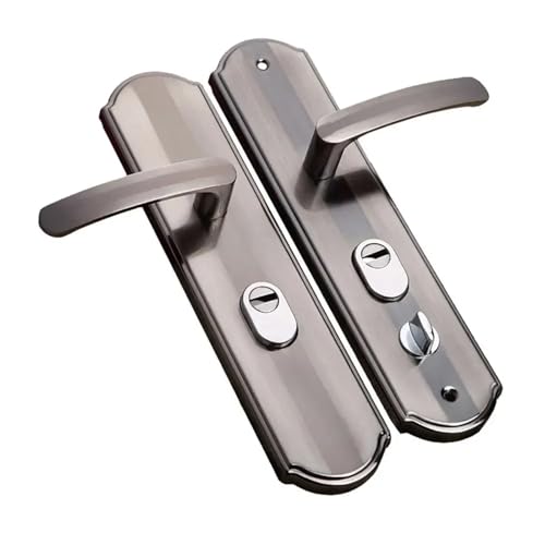 GIYXHU Türgriff Aluminium Alloy Door Handle Universal Door Handle Pair Lock Thickened Panel Handle Door Lock Household Hardware von GIYXHU