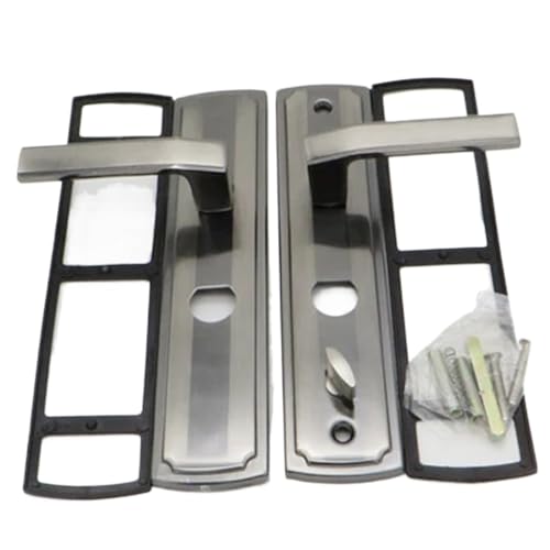GIYXHU Türgriff Anti-Theft Door Handle Entry Door Handle And Panel Door Lock Heaven And Earth Lock Anti-Lock Panel(LEFT OPEN) von GIYXHU