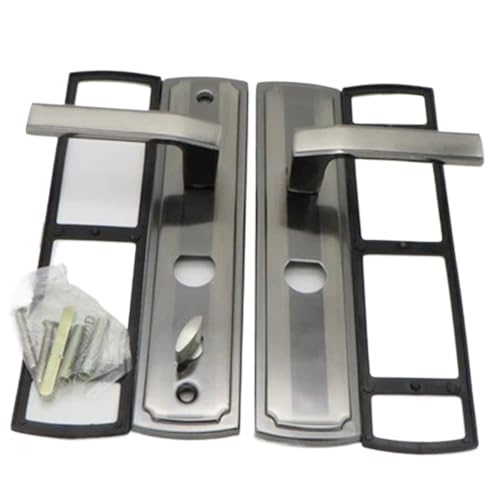 GIYXHU Türgriff Anti-Theft Door Handle Entry Door Handle and Panel Door Lock Heaven and Earth Lock Anti-Lock Panel(Right Open) von GIYXHU