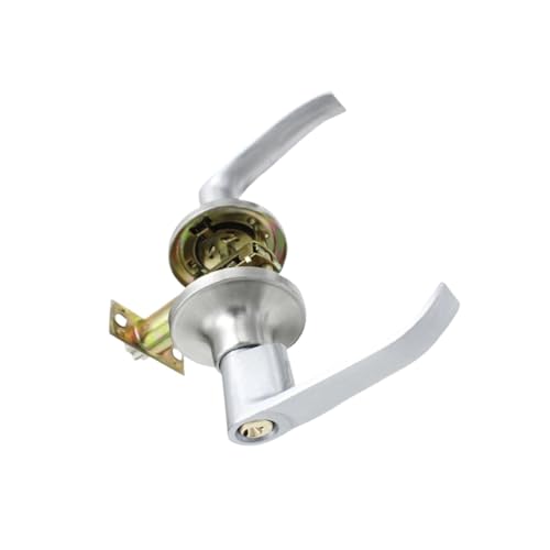 GIYXHU Türgriff Door Handle with Lock Round Entry Privacy Sliding Front Doors Entrance Keyed Locks for Bedroom Living Room Household von GIYXHU