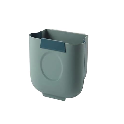 MüLleimer Wandmontage 6/10L Faltbare Mülleimer for Küche Hängen Schrank Tür Wand Montiert Müll Eimer Recycelbaren Abfall bin(6L green) von GIYXHU