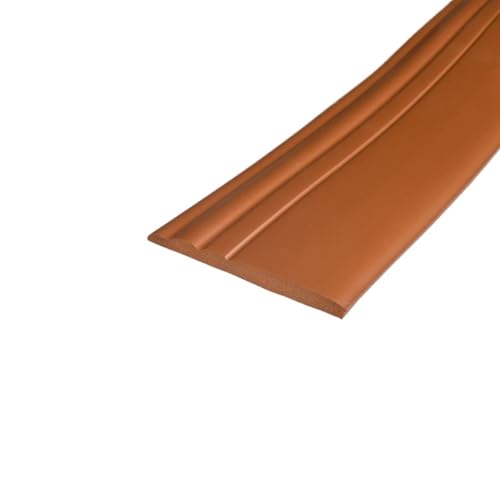 Sockelleistenverkleidung 12,5x500cm 3D Selbstklebende Schaumlinie Sockelleiste Wandkantenstreifen Wasserdichte Fußleiste Ecke Taille Linie Aufkleber Wandaufkleber Trim(Gold 125mm*5m) von GIYXHU