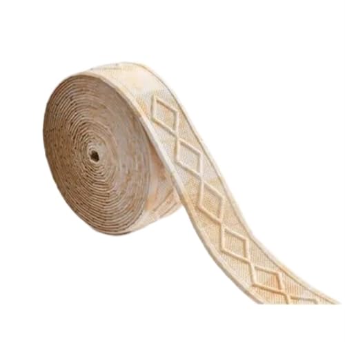 Sockelleistenverkleidung 2 Rollen 3D-Imprägnierung ELF-Kleber Wandverkleidungslinie Sockelleiste DIY Wohnzimmer Wohnkultur Grundplatte Tapetenaufkleber(Light yellow) von GIYXHU