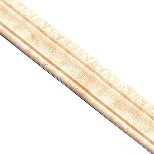 Sockelleistenverkleidung 2 Stück 230 cm 3D-Muster Wandverkleidungslinie Sockelleiste Dekor Selbstklebend for den Haushalt Wasserdicht Abnehmbare Flexible Bordürenaufkleber(Pale Yellow) von GIYXHU