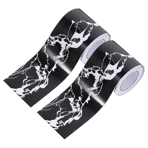 Sockelleistenverkleidung 2 Stück Fußleisten, flexible Sockelleisten, abziehen und aufkleben, selbstklebende Wand-Dekorations-Nagelaufkleber von GIYXHU