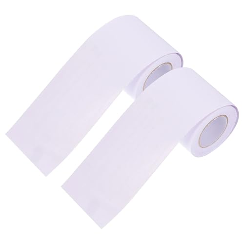 Sockelleistenverkleidung 2 Stück dekorative Aufkleber for Fußleisten und Sockelleisten for Abziehen Abdecken von Wandaufklebern(White) von GIYXHU