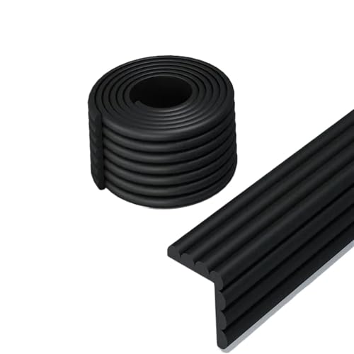 Sockelleistenverkleidung 2 Stück schwarze Sockelleisten-Wandaufkleber, selbstklebende Fußleisten-Wandaufkleber, Ecklinie, Kantenschutz, dekorative Wandkantenklebung und Kantenbeschnitt von GIYXHU