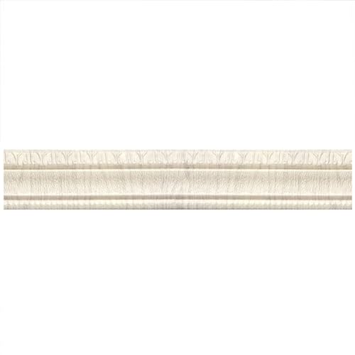 Sockelleistenverkleidung 2 Stück selbstklebende, flexible Schaumstoff-Formleisten, 3D-klebrige, dekorative Wandverkleidungslinien, Sockelleiste, Tapetenbordüre, Wandaufkleber(Beige) von GIYXHU