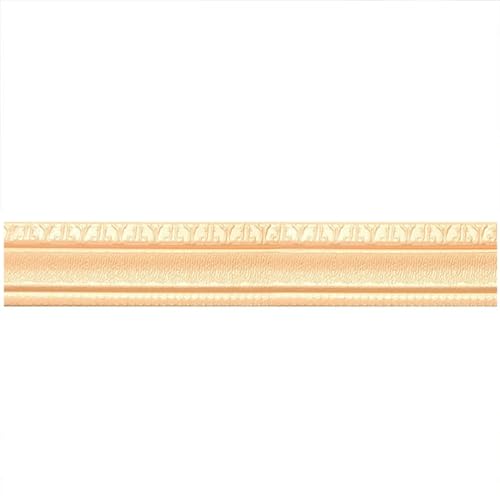 Sockelleistenverkleidung 2 Stück selbstklebende, flexible Schaumstoff-Formleisten, 3D-klebrige, dekorative Wandverkleidungslinien, Sockelleiste, Tapetenbordüre, Wandaufkleber(Gold) von GIYXHU