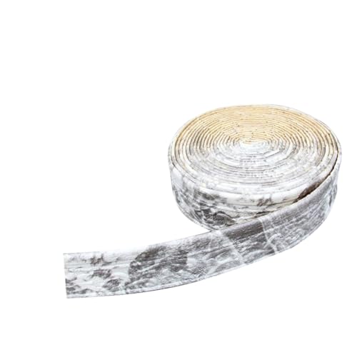 Sockelleistenverkleidung 2PCS 10m 3D Wand Trim Linie Sockel Bordüre Selbstklebende Wasserdichte Baseboard Tapete Aufkleber for Hause wand Rand Streifen Band(Gray) von GIYXHU