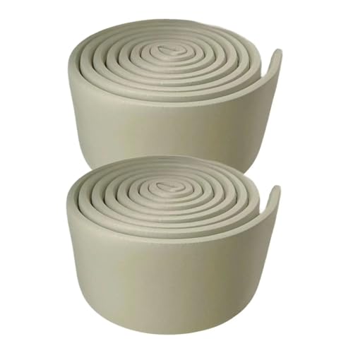 Sockelleistenverkleidung 2x Sockelleisten-Zierleiste, Anti-Kollisions-Sockelleisten(Gray) von GIYXHU