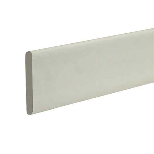 Sockelleistenverkleidung 3 Stück 2 m Wandaufkleber, dekorative Streifen, Sockelleiste, selbstklebende Schaumstoffkante, wasserdicht, Verdickung, for Zuhause, Büro, Hotel(GRAY) von GIYXHU