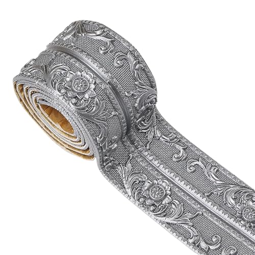 Sockelleistenverkleidung 3 Stück 3D-Wandverkleidungslinie, Sockelleiste, selbstklebende Schaumstoff-Sockelleiste, wasserdichte Fußleiste, Ecke, Taillenlinie, Aufkleber, Bordüre, Heimdekoration(Gray1) von GIYXHU