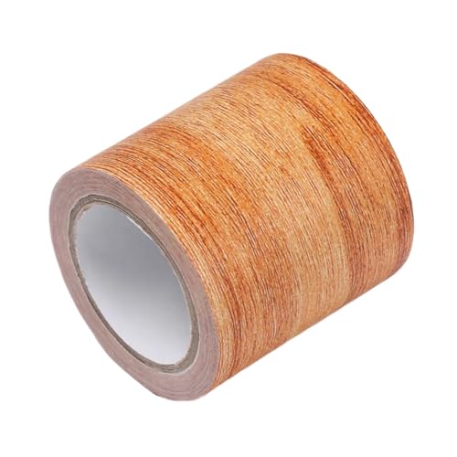 Sockelleistenverkleidung 3 stücke 5 M/Rolle Möbel Adhensive Klebeband Realistische Holzmaserung Reparatur Renovierung Sockel Linie Boden Aufkleber Hause decor Zubehör(Camel,8cm) von GIYXHU