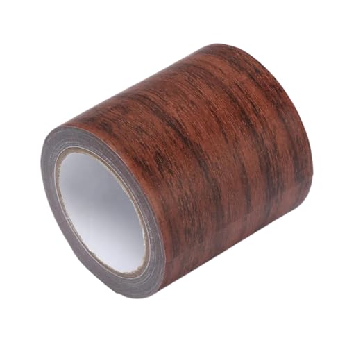 Sockelleistenverkleidung 3 stücke 5 M/Rolle Möbel Adhensive Klebeband Realistische Holzmaserung Reparatur Renovierung Sockel Linie Boden Aufkleber Hause decor Zubehör(Dark brown,5.7cm) von GIYXHU