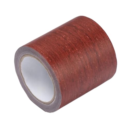 Sockelleistenverkleidung 3 stücke 5 M/Rolle Möbel Adhensive Klebeband Realistische Holzmaserung Reparatur Renovierung Sockel Linie Boden Aufkleber Hause decor Zubehör(Wine red,8cm) von GIYXHU