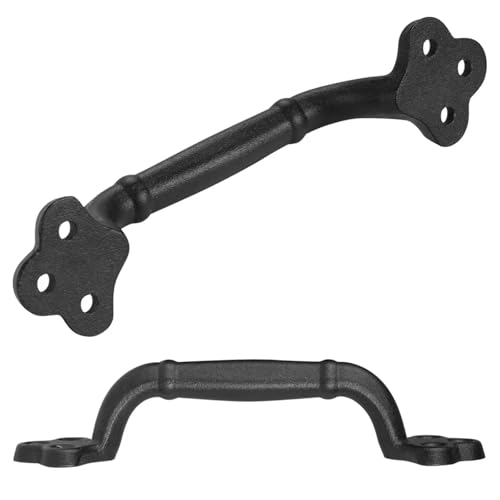 Türgriff 2pcs Door Pull Handle Handle Cast Iron Door Pull Matte Finish for Comfortable Vintage Handle Pull for Gates Türgriff 2pcs Door Pull Handle Handle Cast Iron Door Pull Matte Finish for Comfortable Vintage Handle Pull for Gates von GIYXHU