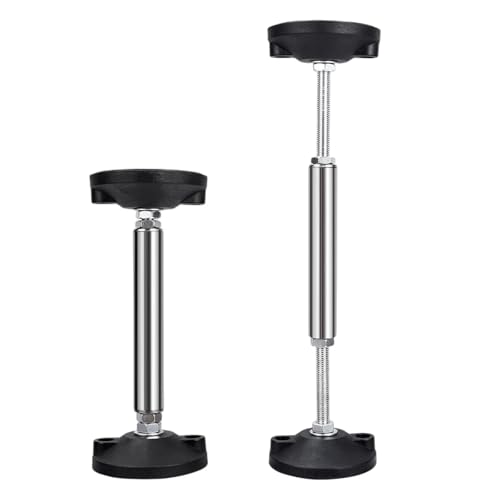 Verstellbare Stützstange 2 Stück Teleskop-Stützstange, Schrankstützstange aus Edelstahl, 300 kg Tragkraft, hohe Härte, Spülenunterstützung von GIYXHU