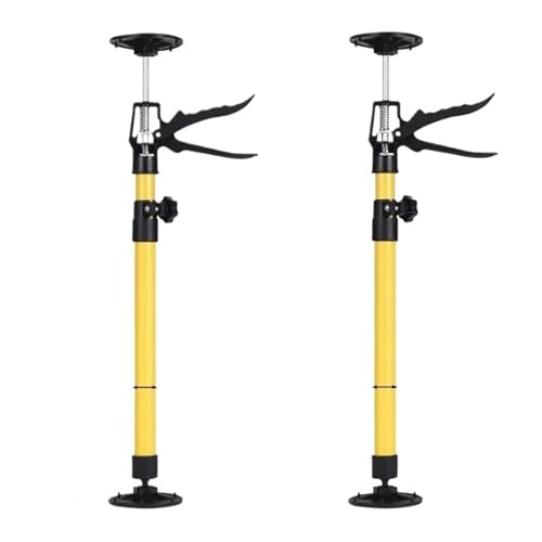 Verstellbare Stützstange 2 Stück Teleskop-Stützstangen, verstellbare Länge, 3. Hand-Supporter-System, 40 kg Kapazität, rutschfeste Stange for Fracht(Yellow) von GIYXHU
