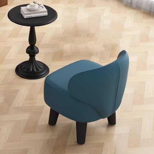 GIZNXBA Gepolsterte Ottomane-Fußstütze 360-Grad-Drehung Pouf Hocker Für Sofa Leder Pouf Fußhocker Mit Rückenlehne Für Wohnzimmer, Schlafzimmer, Eingangsbereich(Groen,B) von GIZNXBA