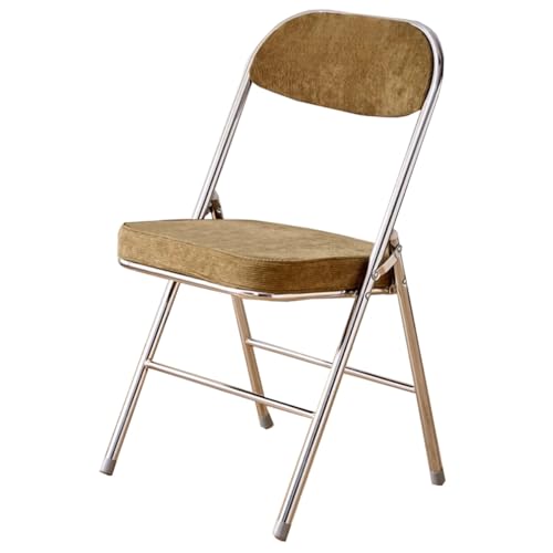 GIZNXBA Klappbarer Bürostuhl Mit Ergonomischer Rückenlehne Stapelbare Konferenzraumstühle Mit Metallgestell Tragbare Klappstühle Bürostuhl Für Gäste, Empfang Und Besprechungen(Green B) von GIZNXBA