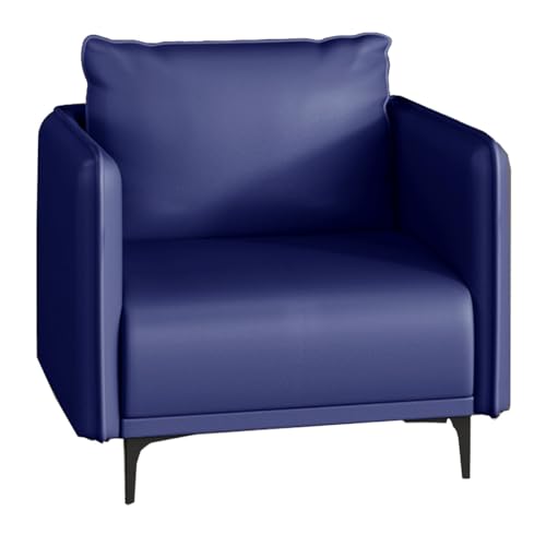 GIZNXBA Lesesessel Loungesessel Stuhl Polstersessel Gepolsterter Relaxsessel Bequemer Wohnzimmersessel Mit Armlehnen,Freizeitstuhl Faulenzerstuhl Für Schlafzimmer,Wohnzimmer (Color : /Blue A) von GIZNXBA