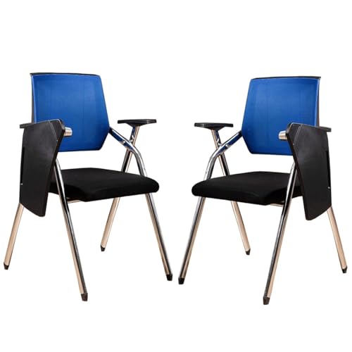 GIZNXBA Schülerstuhl Mit Integriertem Schreibtisch Klappbarer Bürostuhl Mit Lendenwirbelstütze Klappbarer Computertisch Aus Metall Konferenzraumstühle Mit Schreibplatte Für Wartezimmer(Blauw,2pcs) GIZNXBA Schülerstuhl Mit Integriertem Schreibtisch Klappbarer Bürostuhl Mit Lendenwirbelstütze Klappbarer Computertisch Aus Metall Konferenzraumstühle Mit Schreibplatte Für Wartezimmer(Blauw,2pcs) von GIZNXBA