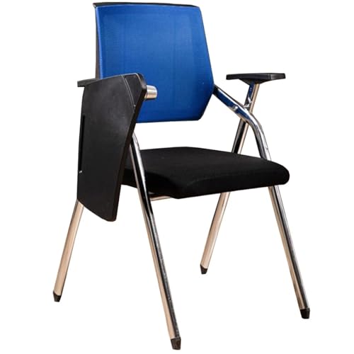 GIZNXBA Schülerstuhl Mit Integriertem Schreibtisch Klappbarer Bürostuhl Mit Lendenwirbelstütze Klappbarer Computertisch Aus Metall Konferenzraumstühle Mit Schreibplatte Für Wartezimmer(Blauw,1pcs) GIZNXBA Schülerstuhl Mit Integriertem Schreibtisch Klappbarer Bürostuhl Mit Lendenwirbelstütze Klappbarer Computertisch Aus Metall Konferenzraumstühle Mit Schreibplatte Für Wartezimmer(Blauw,1pcs) von GIZNXBA