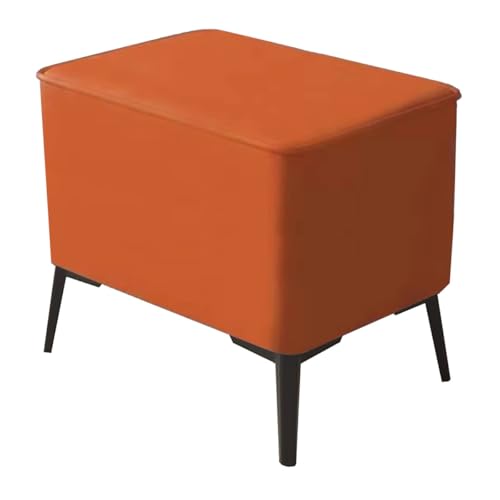 GIZNXBA Sitzhocker Grau Kleiner Fußhocker Gepolstert Für Das Wohnzimmer Rechteckige Pouf Hocker Für Die Couch Leder-Pouf-Ottomane Moderne Gepolsterte Sofa-Schuhbank Für Das Wohnzimmer(Orange,30cm) GIZNXBA Sitzhocker Grau Kleiner Fußhocker Gepolstert Für Das Wohnzimmer Rechteckige Pouf Hocker Für Die Couch Leder-Pouf-Ottomane Moderne Gepolsterte Sofa-Schuhbank Für Das Wohnzimmer(Orange,30cm) von GIZNXBA