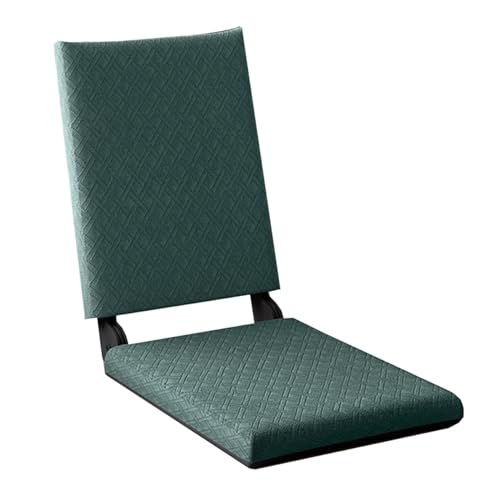 GIZNXBA Verstellbarer Bodenstuhl Mit Rückenlehne Faltbar Faules Sofa Meditationsstuhl Fensterstuhl Mit 5 Verstellbaren Positionen Klappbare Gaming-Sessel Für Wohnzimmer, Schlafzimmer(Groen,B) von GIZNXBA