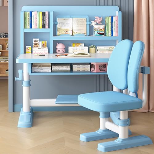 Kinderschreibtisch Höhenverstellbar, Schülerschreibtisch Jugendschreibtisch, Schreibtisch Set Für Kinder Mit Stuhl Und Schublade, Für 3-18 Jährige Jungs & Mädchen Erwachsene ( Color : /Blue B , Size : Kinderschreibtisch Höhenverstellbar, Schülerschreibtisch Jugendschreibtisch, Schreibtisch Set Für Kinder Mit Stuhl Und Schublade, Für 3-18 Jährige Jungs & Mädchen Erwachsene ( Color : /Blue B , Size : von GIZNXBA