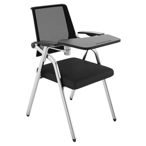 Klappbare Schülerstühle Mit Drehbarem Tisch Klappbarer Stuhl Für Den Gewerblichen Gebrauch Mit Netzrückenlehne Und Verstärktem Sitz Stapelbarer Ergonomischer Stuhl Mit Lendenwirbelstütze(Black,1pcs) Klappbare Schülerstühle Mit Drehbarem Tisch Klappbarer Stuhl Für Den Gewerblichen Gebrauch Mit Netzrückenlehne Und Verstärktem Sitz Stapelbarer Ergonomischer Stuhl Mit Lendenwirbelstütze(Black,1pcs) von GIZNXBA