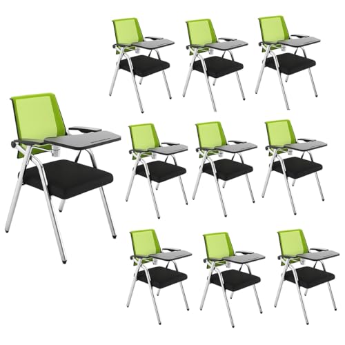 Klappbare Schülerstühle Mit Drehbarem Tisch Klappbarer Stuhl Für Den Gewerblichen Gebrauch Mit Netzrückenlehne Und Verstärktem Sitz Stapelbarer Ergonomischer Stuhl Mit Lendenwirbelstütze(Groen,10pcs) Klappbare Schülerstühle Mit Drehbarem Tisch Klappbarer Stuhl Für Den Gewerblichen Gebrauch Mit Netzrückenlehne Und Verstärktem Sitz Stapelbarer Ergonomischer Stuhl Mit Lendenwirbelstütze(Groen,10pcs) von GIZNXBA