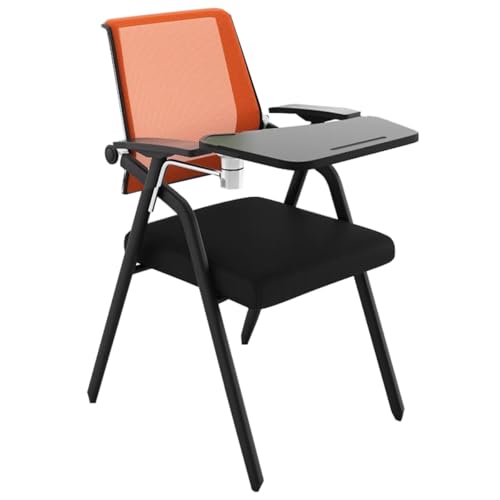 Mesh-Bürostuhl Ergonomischer Schreibtischstuhl Tablet-Sessel Mit Schreibtisch Für Erwachsene Klappbare Stühle Für Den Gewerblichen Gebrauch Mit Schreibplatte Konferenzstuhl Für Schüler(Orange,1pcs) Mesh-Bürostuhl Ergonomischer Schreibtischstuhl Tablet-Sessel Mit Schreibtisch Für Erwachsene Klappbare Stühle Für Den Gewerblichen Gebrauch Mit Schreibplatte Konferenzstuhl Für Schüler(Orange,1pcs) von GIZNXBA